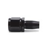 Russell -6 AN HOSE END WITHOUT SOCKET. STRAIGHT. POLISHED AND BLACK ANODIZED. 615023